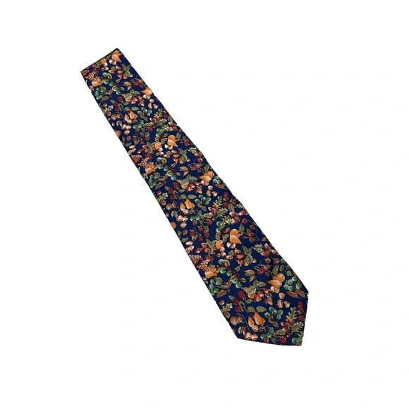NWT, Vintage Banana Republic Safari & Travel Clothing Co Men's Cotton Floral Tie - Picture 6 of 13